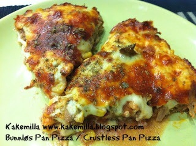 Bunnløs Pan Pizza / Crustless Pan Pizza