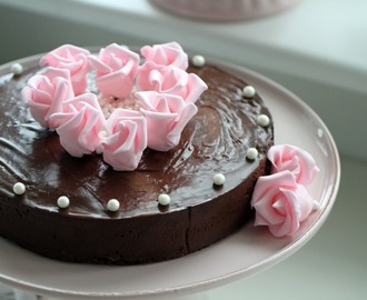 Valentine Chocolate Truffle Cake