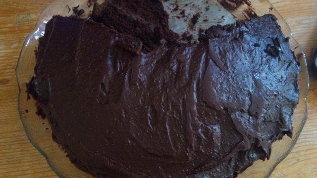 Mørk sjokoladekake