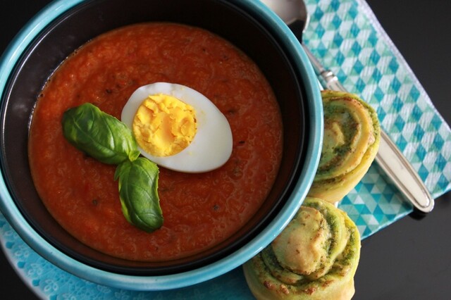 Tomat- og gulrotsuppe