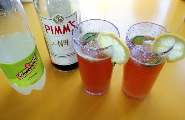 Anyone for Pimms?