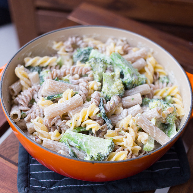 Kremet pasta med brokkoli, vår go-to rett på travle dager