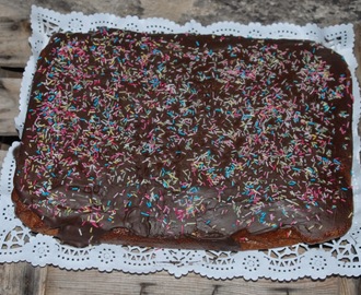 Sjokoladekake i langpanne