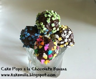 Cake Pops a la Chocolate Banana