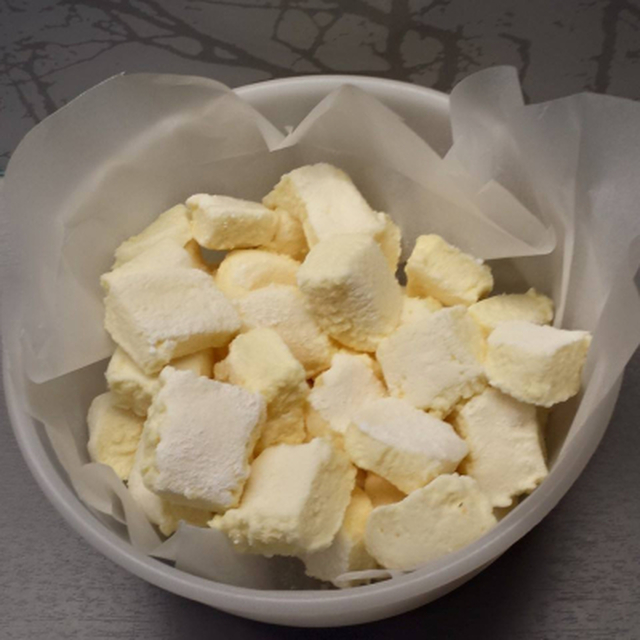 Marshmallows med pasjonsfruktsmak