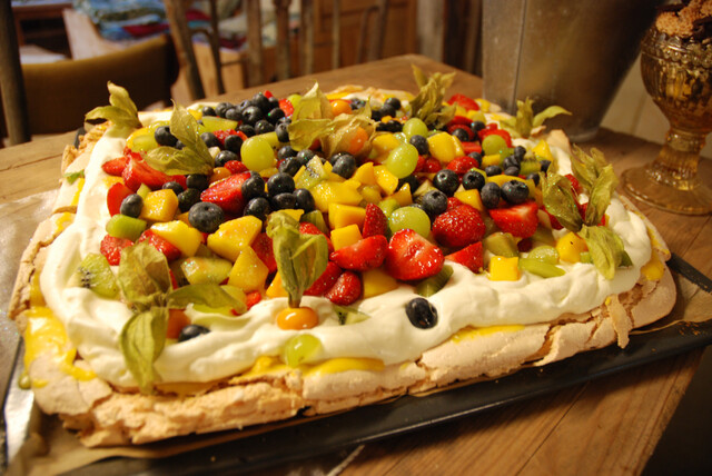 Verdens beste pavlova med lemoncurd