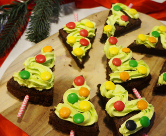 Sjokoladekake- juletrær, lavkarbo