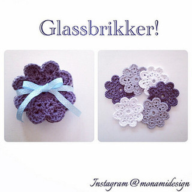 Glassbrikker, samt oppskrift.