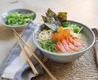 Enkel ramen med ørret