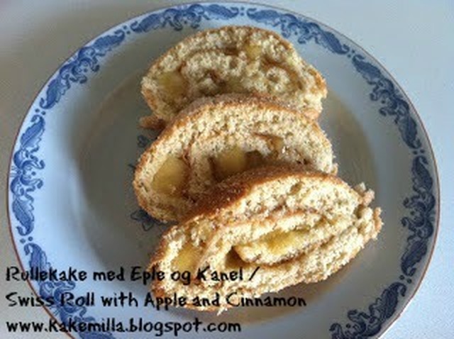 Rullekake med Eple og Kanel / Swiss Roll with Apple & Cinnamon
