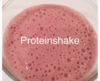 Treningsmat; Proteinshake