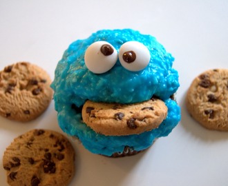 Cookie monster muffins