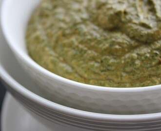 Spinatpesto med fetaost