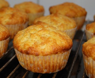 Appelsin og sitronmuffins