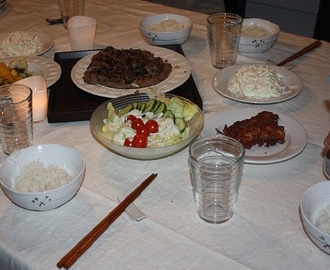 Koreansk lunsj Middag 14.10.2011
