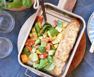 Lettpanert Torsk med mangosalat