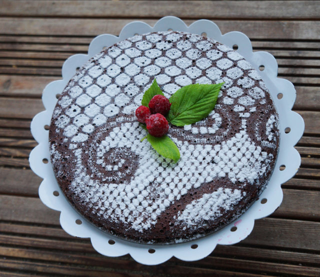 Fransk rustikk sjokoladekake (lavkarbo, glutenfri, laktosefri)