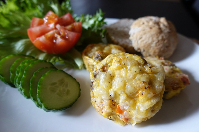 Saftige & mettende "bring along" omelettmuffins