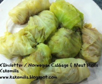 Kålruletter / "Kålruletter" - Norwegian Cabbage & Meat Rolls