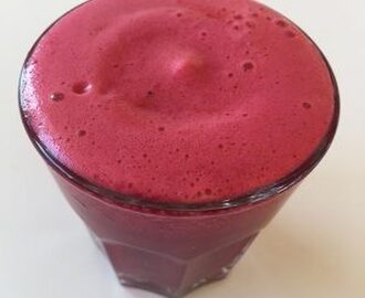 Juice som er perfekt for Pitta – med rødbeter, ingefær, gulrot og eple