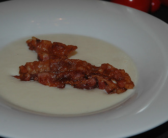 Blomkålsuppe med bacon