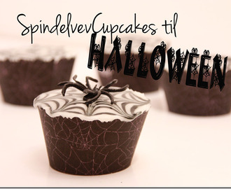 Halloween – SpindelvevCupcakes på 1-2-3!