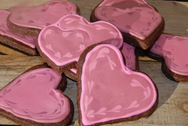 Valentines chocolate cookies