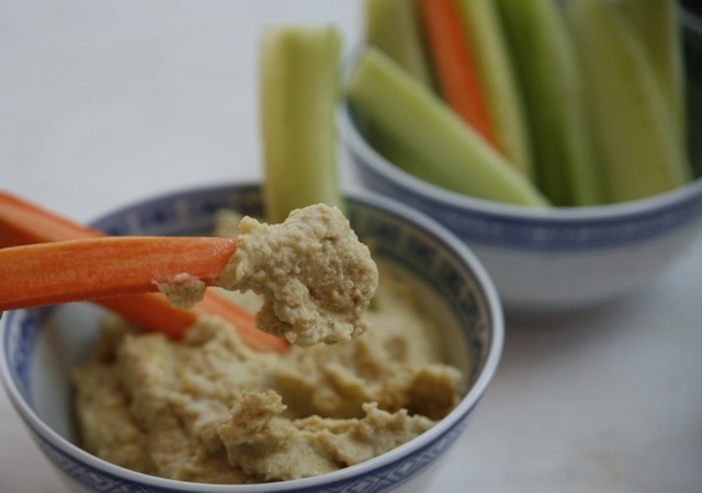 Hummus - deilig dip til grønnsaker