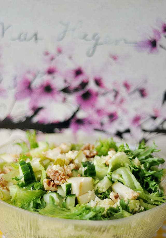 Salat med pastinakk-couscous