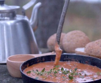 Elg Stroganoff fra versthuset Vita Älgen