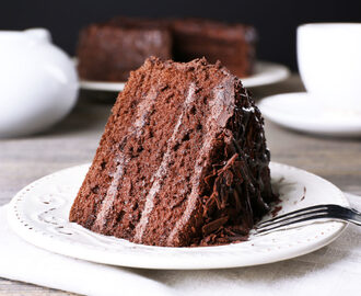 Fyldig sjokoladekrem til kake og muffins
