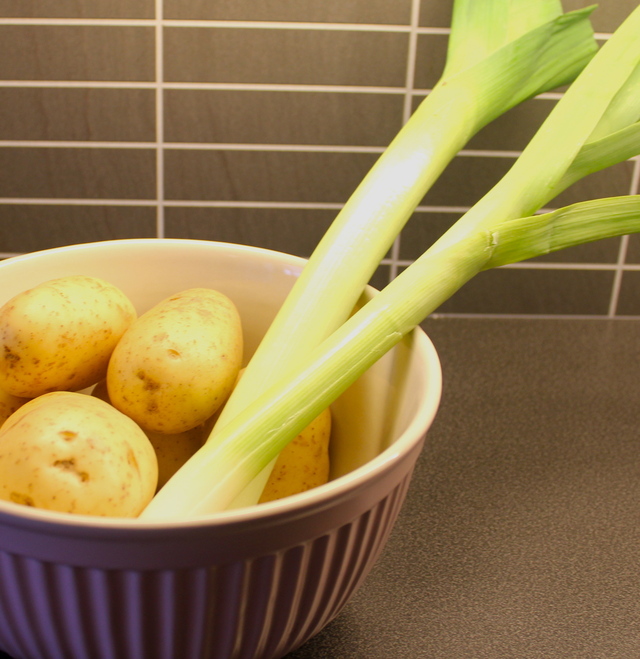 Potet og purreløksuppe – eller vichyssoise hvis du vil være litt fin på det ;)