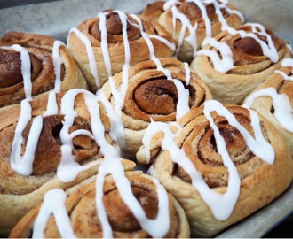 Mjuka og goda kanelbullar til Kanelbullens dag