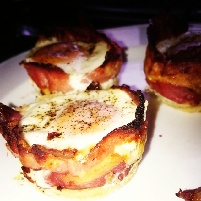 Bacon og Egg muffin