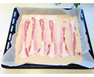 Langpannekake med bacon!