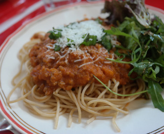 Spagetti med kjøttsaus – fantastisk godt!