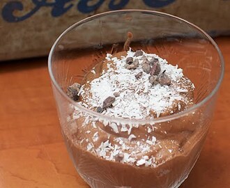 sjokolademousse med kokos