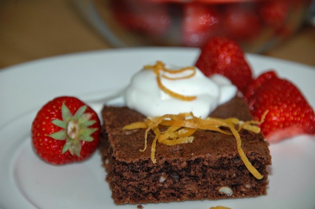 Brownies med appelsinsmak