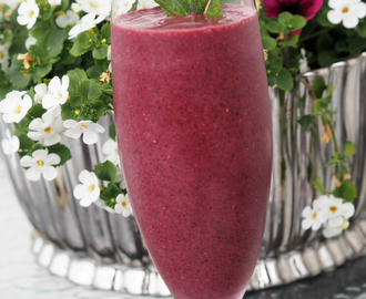 Blueberry Brain Booster Smoothie - Bli klar til eksamen!