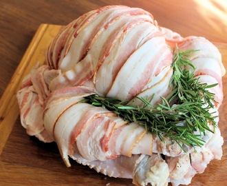 Bacontrukket kalkun med smakfullt fyll – Inspirasjon og oppskrifter til nyttårs middagen