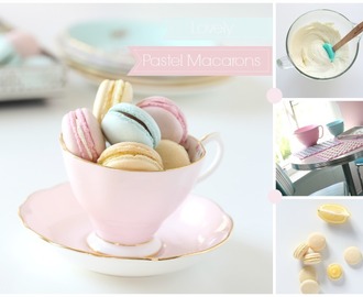 Lovely pastel macarons