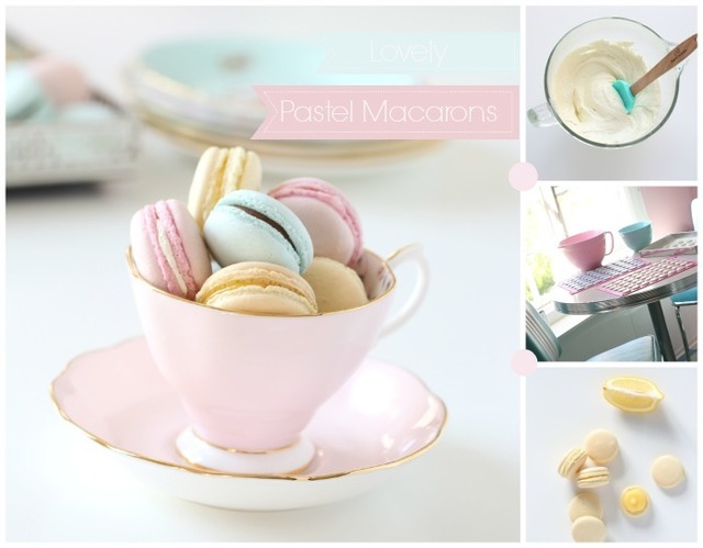 Lovely pastel macarons