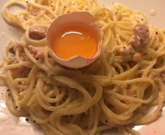 Tid for Spaghetti Carbonara.
