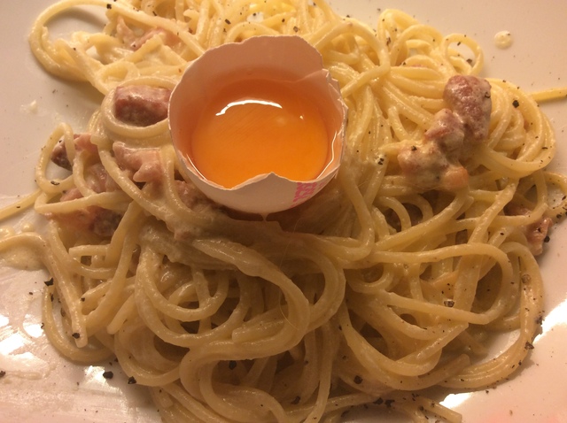 Tid for Spaghetti Carbonara.