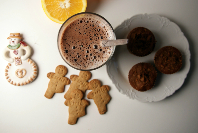 FØRSTE ADVENTSMORGEN MED KAKAO OG PEPPERKAKEMUFFINS