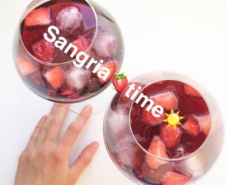 Sangria med jordbær