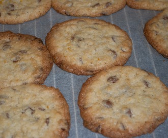 Chocolate Cookies with orange