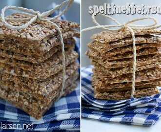 Speltknekkebrød med sesam