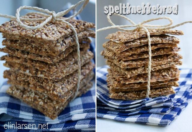 Speltknekkebrød med sesam