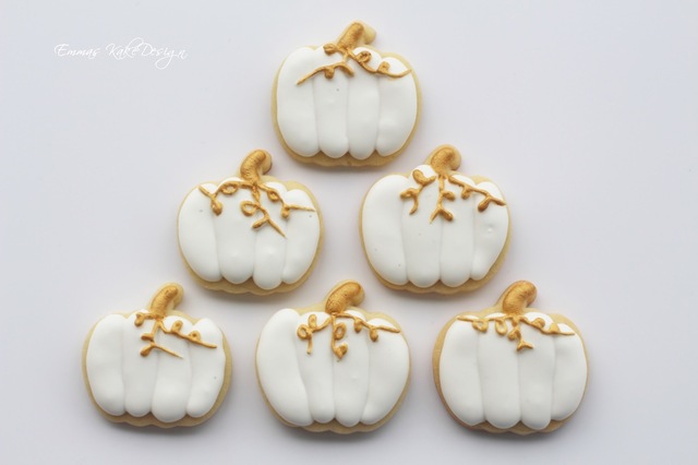 Sugar Cookie Gresskar i hvitt og gull!